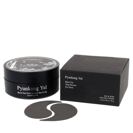 Pyunkang Yul - Black Tea Time Reverse Eye Patch - Hidrogelinės akių plokštelės - 60vnt