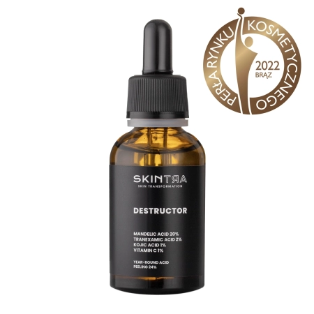 SkinTra - Destructor - Visus Metus Naudojamas Rūgštinis Pilingas 24% - 30ml