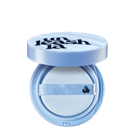 Unleashia - Babe Skin Baby Blue Cushion  SPF 40 PA++ - Cushion Makiažo Pagrindas - 17C Seraphic - 15g