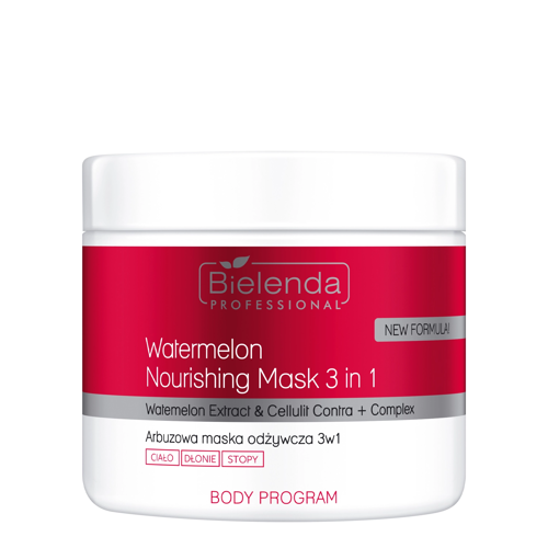 Bielenda Professional - Body Program - Maitinamoji Arbūzų Kaukė 3-in-1 - 600ml