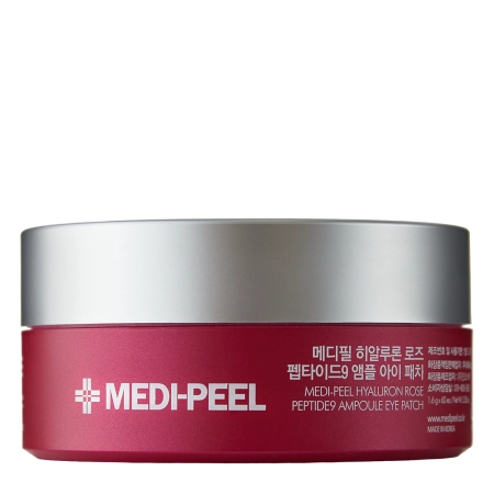 Medi-Peel - Hyaluron Rose Peptide Eye Patch - Paakių Padeliai su Rožių Ekstraktu ir Peptidais - 60 vnt
