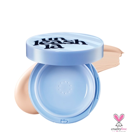 Unleashia - Babe Skin Baby Blue Cushion  SPF 40 PA++ - Cushion Makiažo Pagrindas - 18N Pure - 15 g