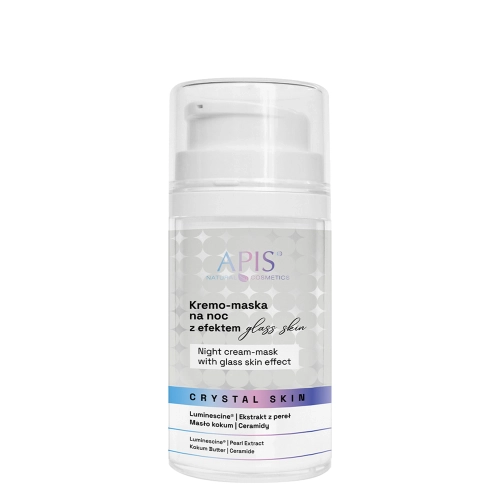 Apis - Crystal Skin - Naktinė Kremo-Kaukė su Glass Skin Efektu - 50ml