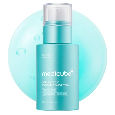 Medicube - Azelaic Acid Exosome Shot 7500 - Serumas su Mikroadatėlėmis ir Azelaino Rūgštimi - 30ml