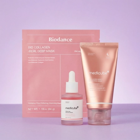 DouDouble Collagen Boost Set Rinkinys - 75 ml + 34 g + 30 ml