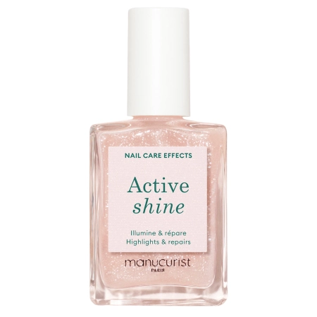 Manucurist - Active - Active Shine - Puoselėjamasis Nagų Lakas 2in1 - 15ml