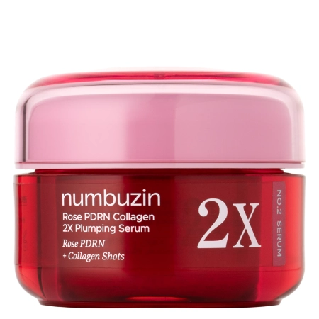 Numbuzin - No.2 Rose PDRN Collagen 2X Plumping Serum - Stangrinamasis ir Užpildantis Serumas - 30ml