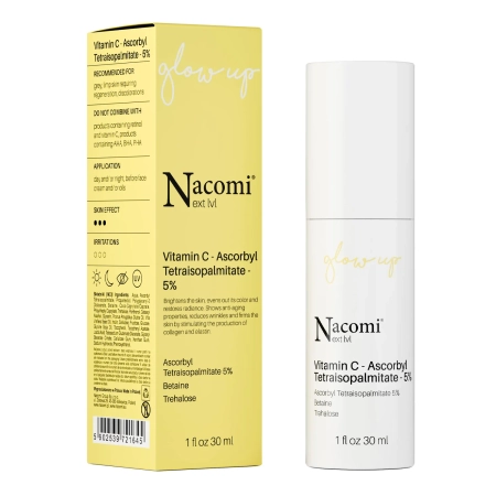 Nacomi - Next Lvl - Vitaminas C - Ascorbyl Tetraisopalmitate 5% - 30ml