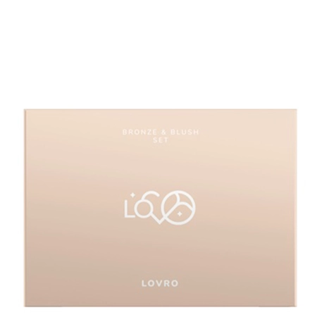 LOVRO - Bronze & Blush Set - Presuotas Bronzantas ir Skaistalai Veido Modeliavimui - 5g