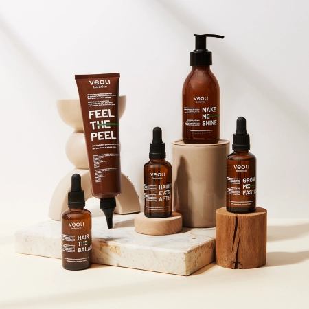 Veoli Botanica - Feel The Peel - Šveičiamasis ir Drėkinamasis Galvos Odos Šveitiklis - 150ml