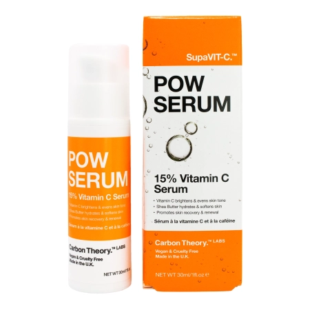 Carbon Theory - SupaVIT-C Pow Serum 15% - Skaistinantis Veido Serumas su 15% Vitaminu C - 30ml