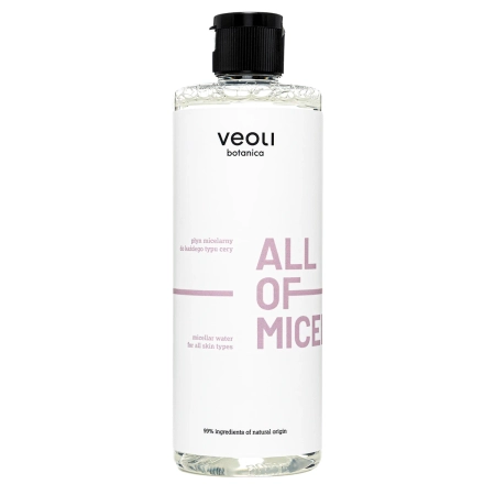 Veoli Botanica - ALL OF MICELLAR - Švelnus Micelinis Vanduo Visų Tipų Odai - 500ml
