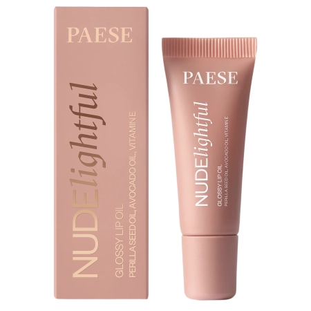 Paese - Nudelightful - Glossy Lip Oil - Lūpų Aliejus - Milky Fudge - 8ml