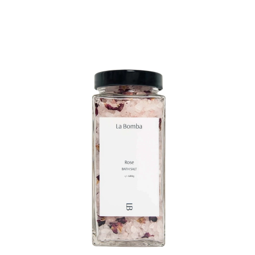 La Bomba - Rose Bath Salt - Vonios Druska - Rose - 680g