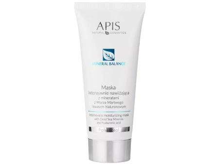 Apis - Professional - Mineral Balance - Intensively Moisturizing Mask - Intensyviai Drėkinanti Kaukė su Negyvosios Jūros Mineralais ir Hialurono Rūgštimi - 200ml
