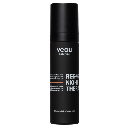 Veoli Botanica - Redness Night Therapy - Raminamoji-Skaistinamoji Naktinė Kaukė Kapiliarinei Odai - 50ml