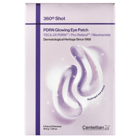 Centellian24 - 360º Shot PDRN Glowing Eye Patch - Paakių Padeliai su PDRN - 6 poros