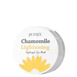 Petitfee - Chamomile Lightening Hydrogel Eye Mask - Hidrogeliniai Paakių Padeliai - 60vnt