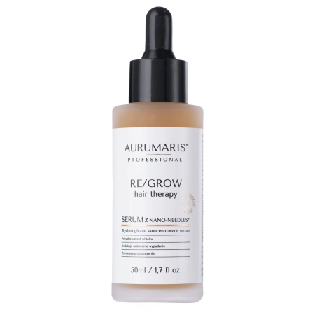 Aurumaris - Re/Grow Serum - Trichologinis Serumas nuo Plaukų Slinkimo su Mikro-Adatomis - 50ml
