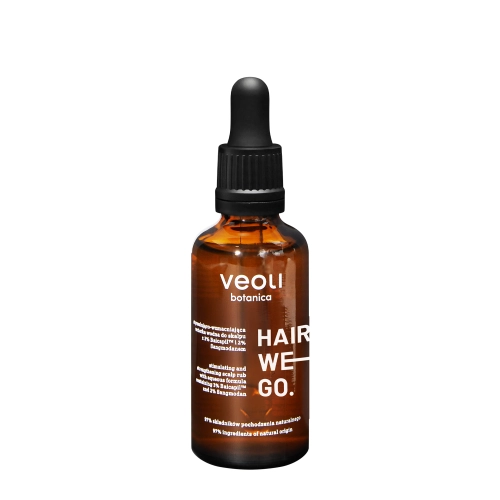 Veoli Botanica - Hair We Go - Stimuliuojanti ir Stiprinanti Galvos Odos Priemonė Vandens Pagrindu - 50ml