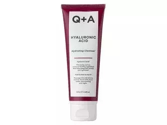 Q+A - Hyaluronic Acid - Hydrating Cleanser - Drėkinamasis ir minkštinamasis veido prausiklis su hialurono rūgštimi - 125ml