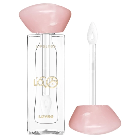 LOVRO - Bloomlight Lipgloss - Lūpas Optiškai Didinantis Blizgis su Vėsinančiu Efektu - 01 Pure Shine - 5,5g