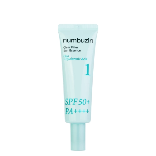 Numbuzin - No.1 Clear Filter Sun Essence SPF50+ PA++++ - Skaistinamoji Esencija su Apsauga nuo Saulės - 50ml