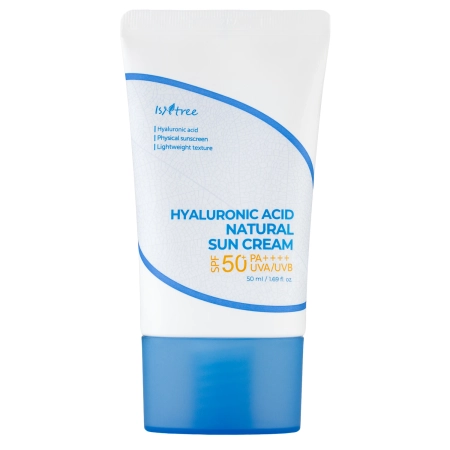 Isntree - Hyaluronic Acid Natural Sun Cream SPF50+/PA++++ - Kremas su Mineraliniu Filtru - 50ml