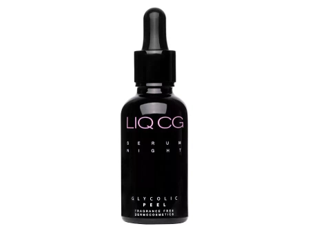 Liqpharm - LIQ CG Serum Night 7% Glycolic PEEL – Šveičiamasis ir Lyginamasis Naktinis Serumas – 30 ml