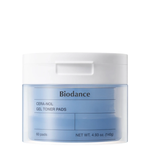 Biodance - Cera-nol Gel Toner Pads - Želiniai Drėkinamieji Veido Padeliai - 60vnt