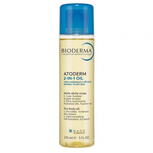 Bioderma - Atoderm 2-in-1 Oil - Sausas Kūno Aliejus - 150ml