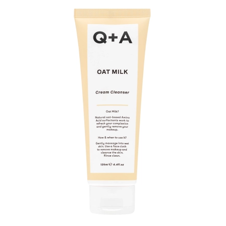 Q+A - Oat Milk Cream Cleanser - Kreminė valomoji emulsija su avižų pienu - 125ml