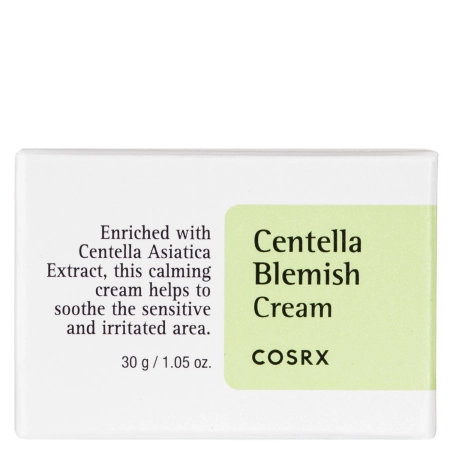 COSRX - Centella Blemish Cream – Raminamasis Kremas Probleminei Odai – 30 ml