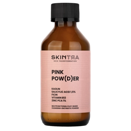 SkinTra - Pink Pow(d)er - Daugiafunkcinė Valanti Enzimatinė Molinė Pudra - 40g