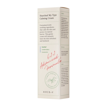 Axis-y - Heartleaf My-Type Calming Cream – Lengvas Gelinis Veido Kremas – 60 ml