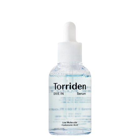 Torriden - Dive-In - Low Molecule Hyaluronic Acid Serum - Drėkinamasis Serumas su Mažos Molekulinės Masės Hialurono Rūgštimi ir Keramidais - 50ml