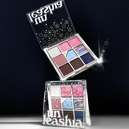 Unleashia - Glitterpedia Eye Palette - Veganiška Akių Šešėlių Paletė - 8 All of Dancing Swan - 6,6g