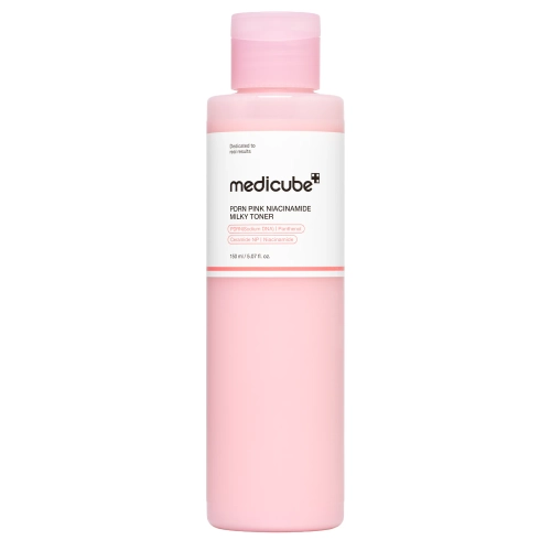 Medicube - PDRN Pink Niacinamide Milky Toner - Pieninis Šviesinantis Tonikas su PDRN ir Niacinamidu - 150ml