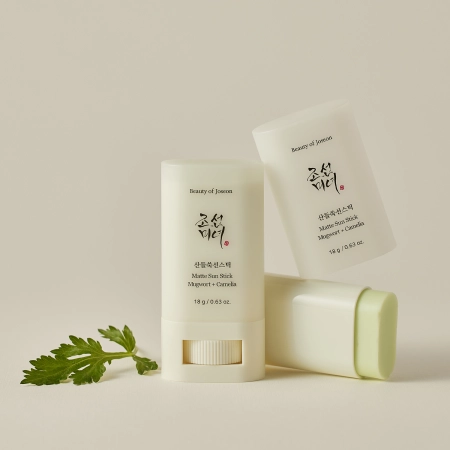 Beauty of Joseon - Matte Sun Stick Mugwort + Camelia SPF50+/PA++++ - Matinis Apsauginis Pieštukas Nuo Saulės - 18g