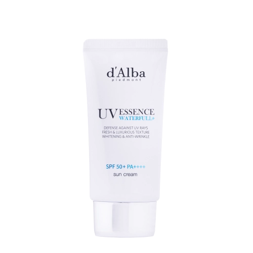 d'Alba - Waterfull Essence Sun Cream SPF 50+ PA++++ - Drėkinamasis Veido Kremas su Filtru - 50ml