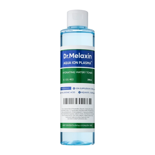 Dr.Melaxin - Aqua Ion Plasma Watery Toner - Drėkinamasis ir Stiprinamasis Veido Tonikas - 200ml