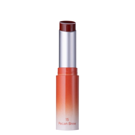 Rom&nd - Glasting Melting Balm - Blizgantis Lūpų Balzamas - 15 Pecan Brew - 3,5g