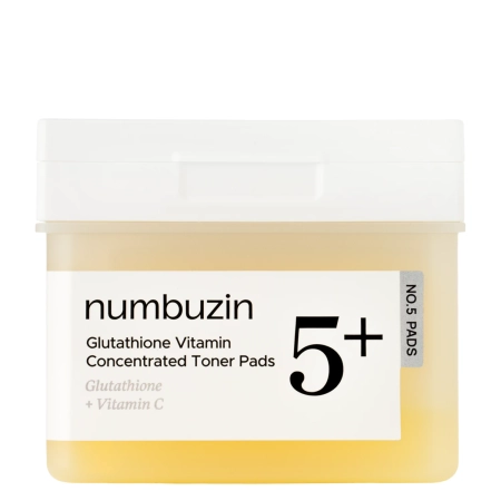 Numbuzin - No.5 Vitamin - Niacinamide Concentrated Pads – Veido Diskeliai su Niacinamidu – 180 ml / 70 vnt.