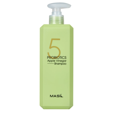 Masil - 5 Probiotics Apple Vinegar Shampoo - Valomasis Šampūnas su Obuolių Actu ir Probiotikais - 500ml