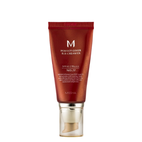 Missha - M Perfect Cover BB Cream SPF42/PA+++ - Maskuojantis BB kremas - Nr.27 Honey Beige - 50ml