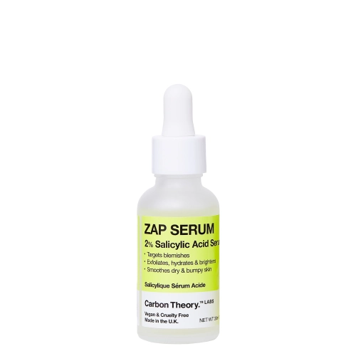Carbon Theory - Supacylic 2% Acid Zap Serum - Veido Serumas su Salicilo Rūgštimi - 30ml