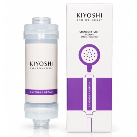 Kiyoshi - Shower Filter - Dušo Filtras su Vitaminu C - Lavender Dream - 1vnt