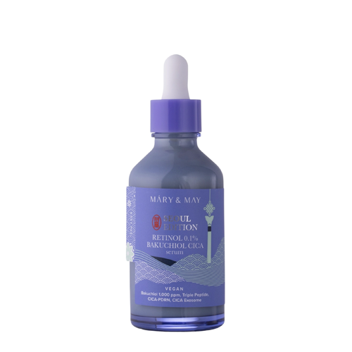 Mary&May - Retinol 0,1% Bakuchiol Cica Serum – Stangrinamasis Veido Serumas su Retinoliu – 80 ml