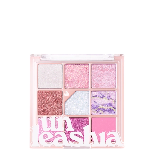 Unleashia - Glitterpedia Eye Palette - Veganiška Akių Šešėlių Paletė - 9 All of Pink Glitter - 6,6g