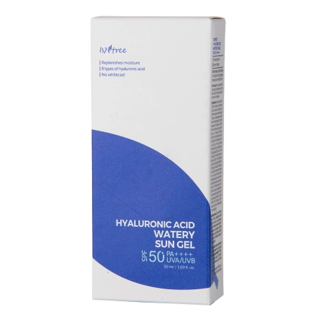 Isntree - Hyaluronic Acid - Watery Sun Gel SPF50+/PA++++ - Lengvas Apsauginis Kremas Veidui - 50ml